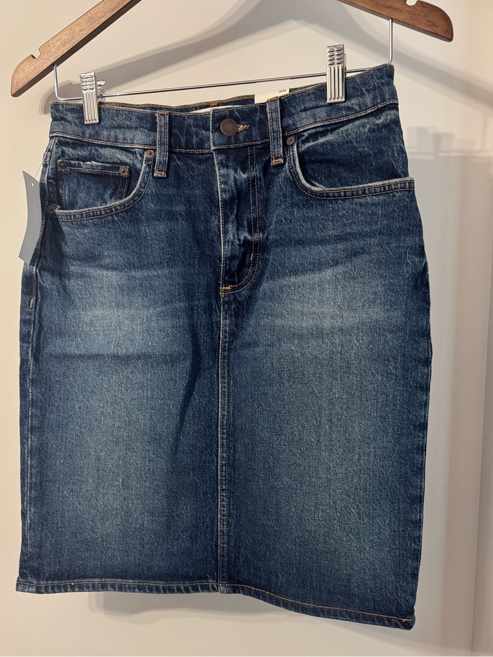 Aritizia (Denim Forum) Dark Blue Denim Jean Skirt